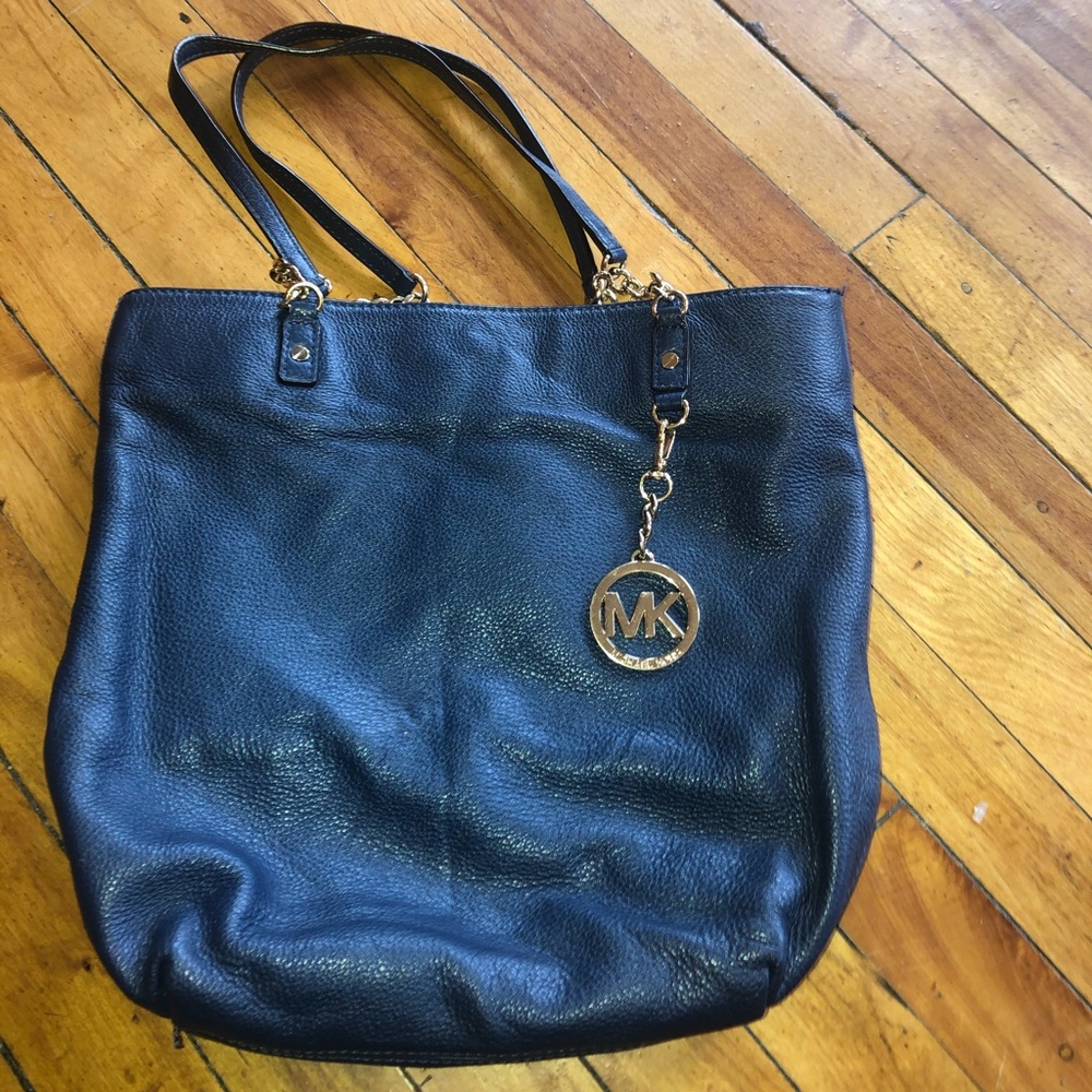 Blue Michael Kors purse